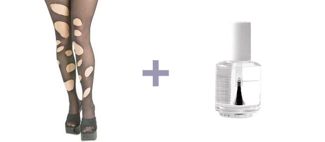 Fix Ripped Tights in Two Minutes
