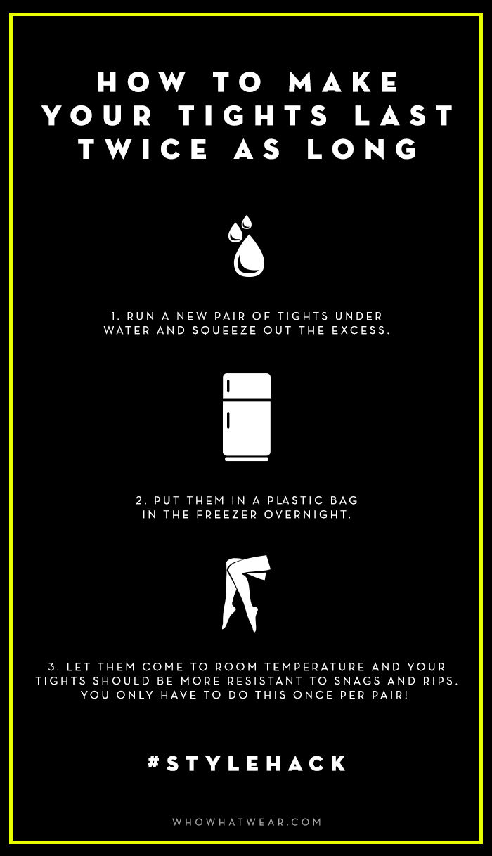 A Simple Hack to Make Your Tights Last Twice As Long