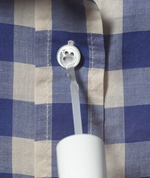 Use Nail Polish to Keep Buttons from Falling Off Your Shirt