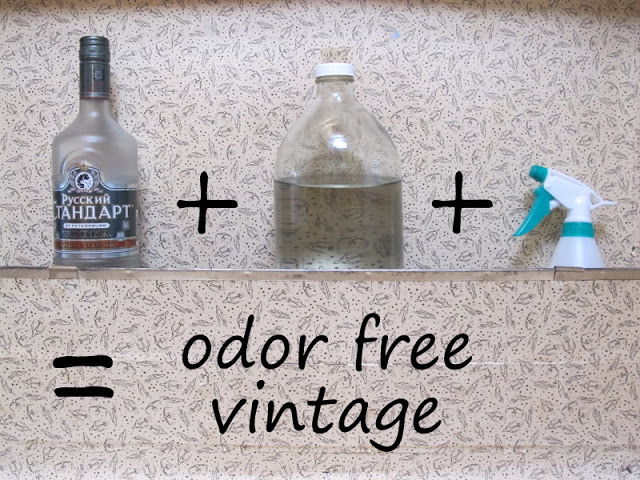 How to get musty odors out of vintage clothing