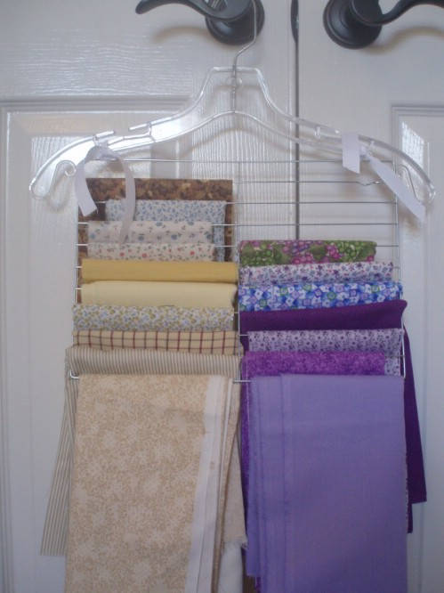 Fabric Organization that Hangs