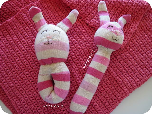 Sew an animal baby rattle