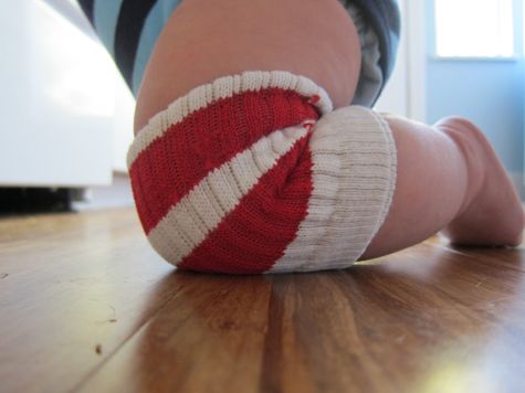 No-Sew Knee Pads For Baby