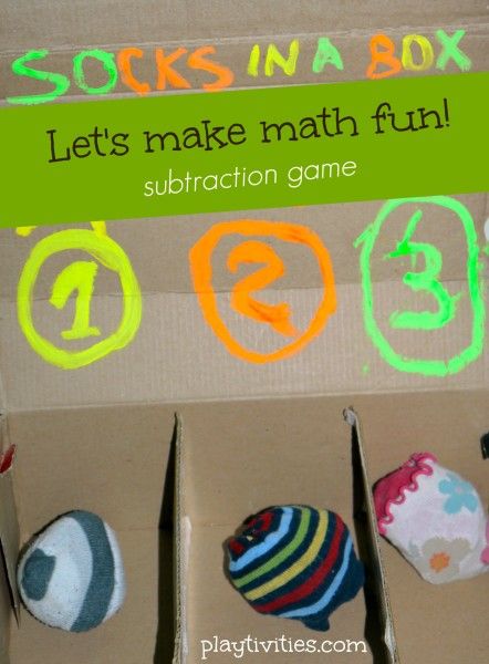 Fun Math Activity – Socks in the Box