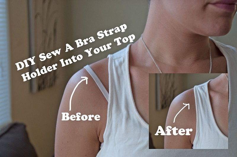 Sew A Bra Strap Holder Into Your Top