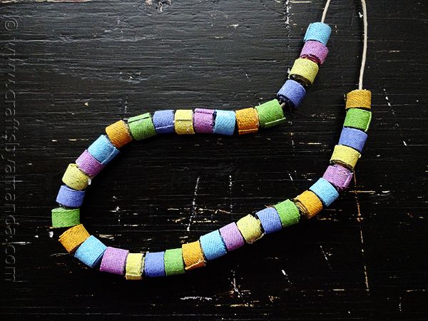 Recycled Denim Beads