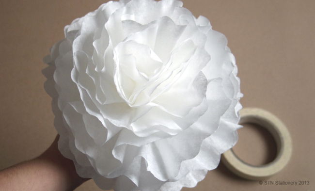 Wedding Paper Flower with Coffee Filters