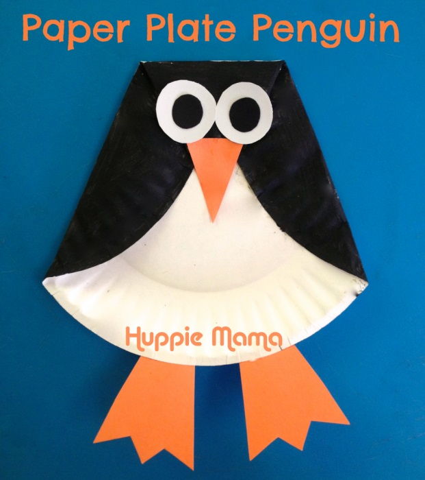 Paper Plate Penguin