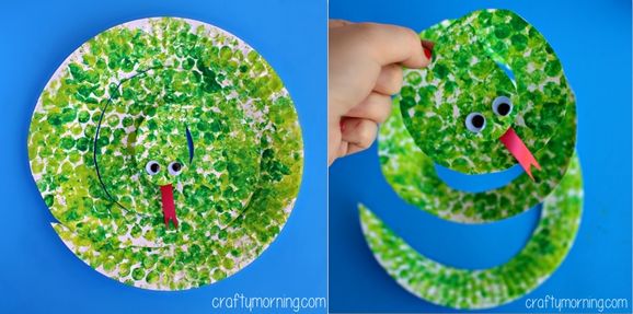 Paper Plate Snake