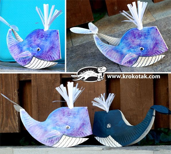 Paper Plate Whale