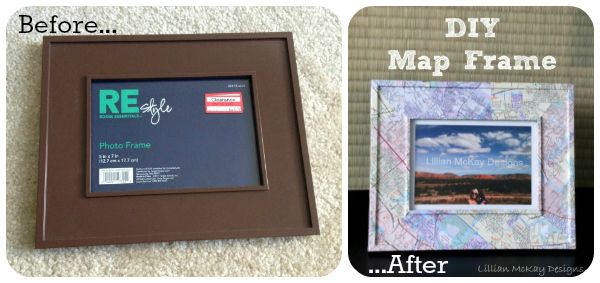 Map Picture Frame