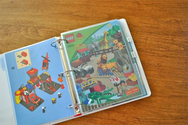 How to Organize LEGO Instruction Booklets