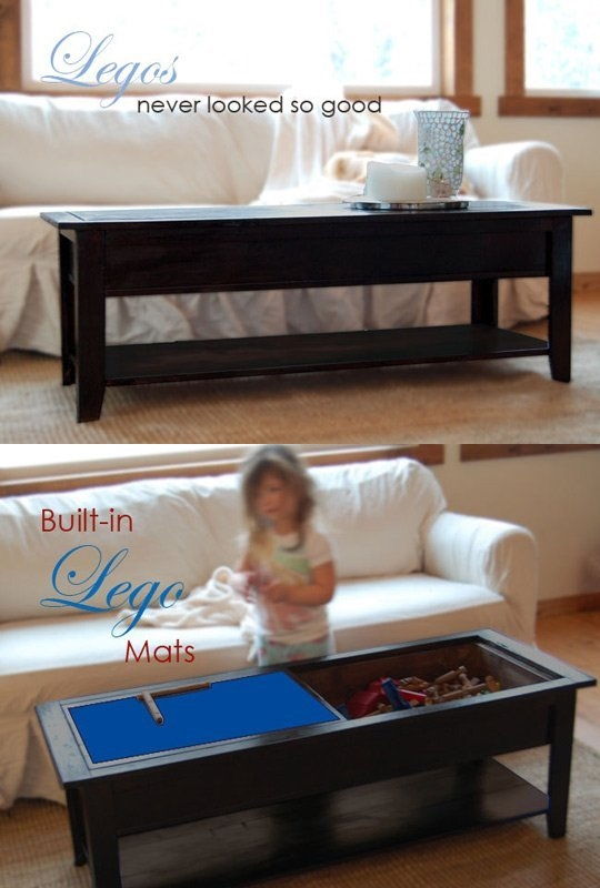 Lego Storage Table For Your Living Room