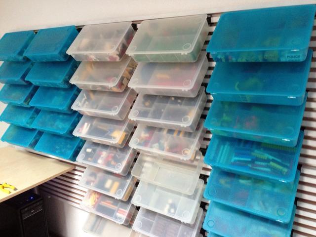 Open Displayed Hanging Bins