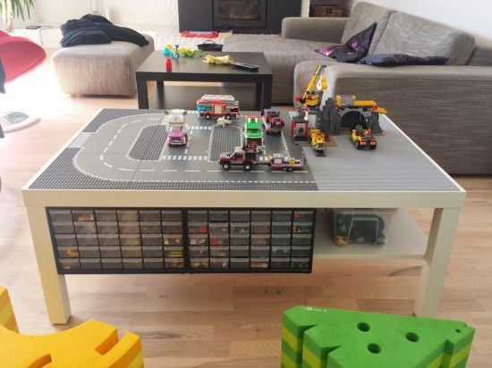 Lack Lego Playtable with undertable storage