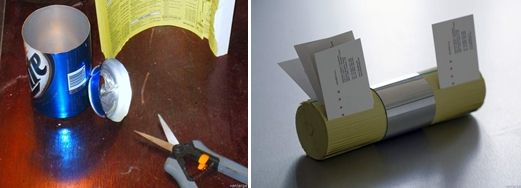 Recycled Yellow Pages Card Holder