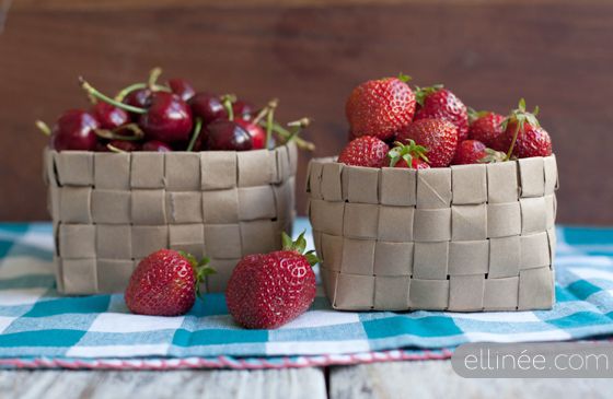 Upcycled Fruit Basket