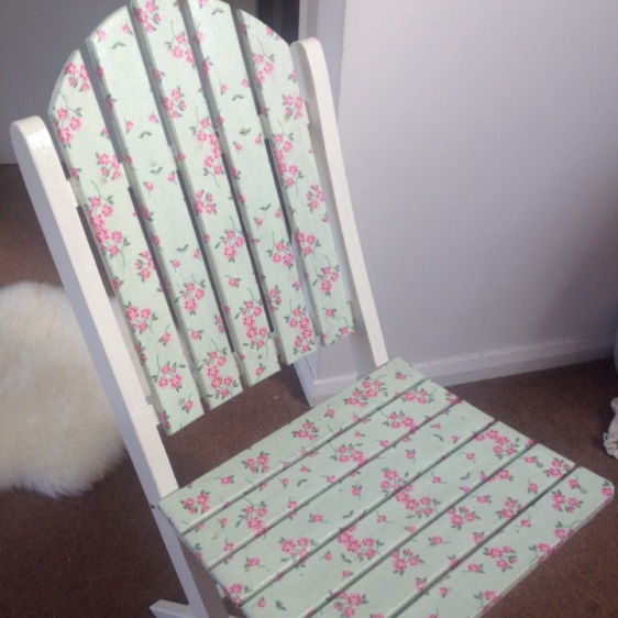 Upcycled Decoupage Chair