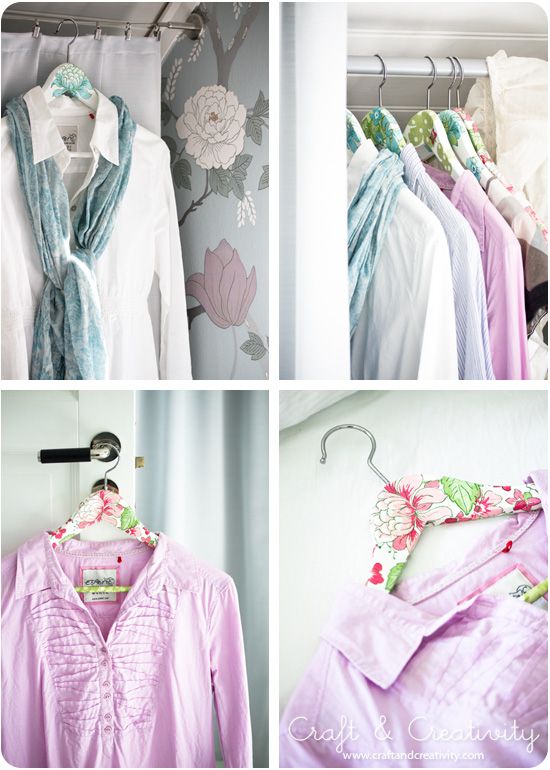 Decoupage Clothes Hangers