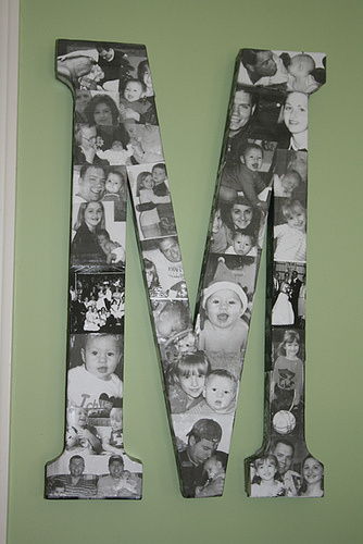 Mod Podge Family Monogram