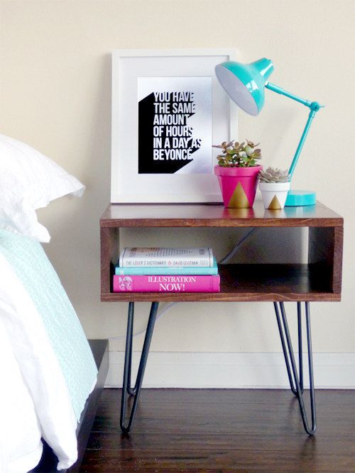 Decorate with a Handmade Mid-Century Modern Side Table