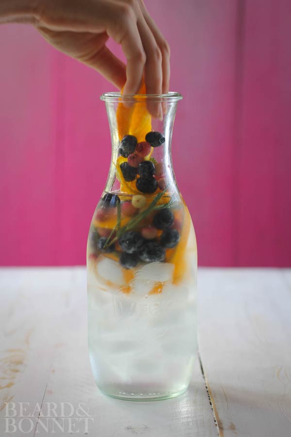 Gluten Free and Vegan Infused Water