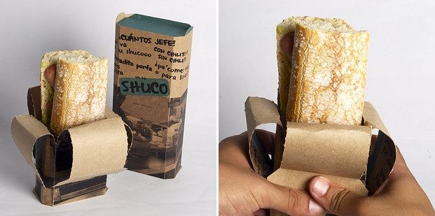 Mess-free to-go sandwich box