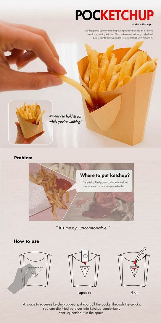 PocKetchup, Eat French Fries without the mess