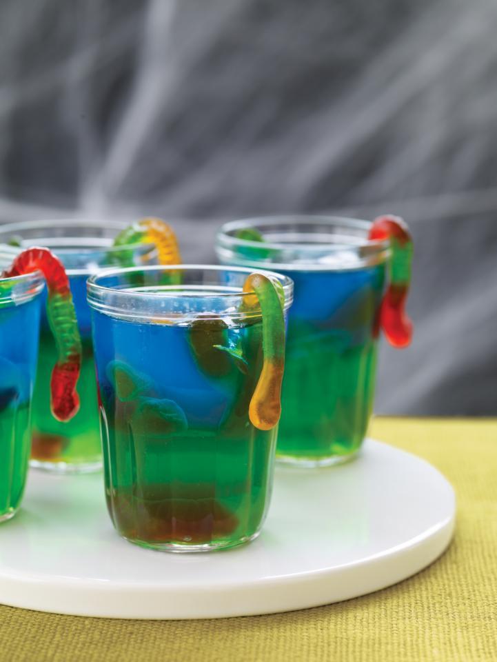 Slimy Jell-O Snacks
