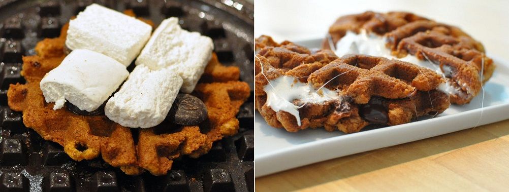Waffle S'mores