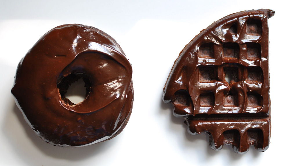 Double Chocolate Doughnuts