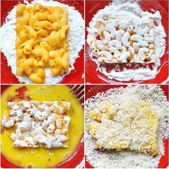 Waffled Macaroni and Cheese