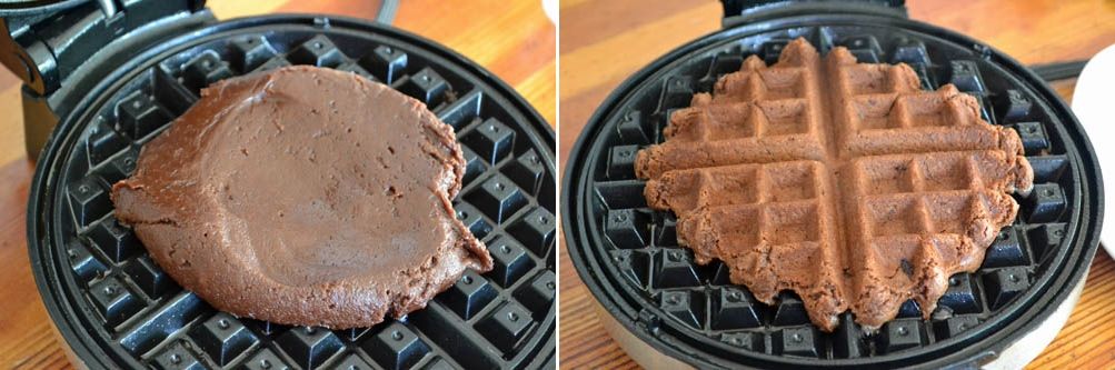 Chocolate Waffle Brownies