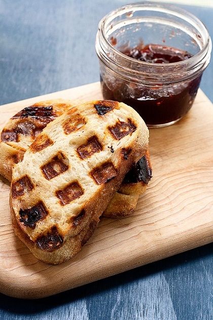 Strawberry Jam Grilled Cheese