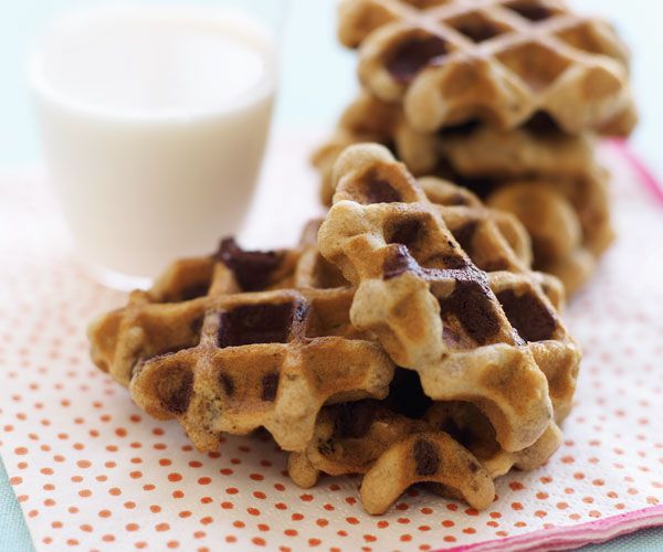Oatmeal-Chocolate Chip Waffle Cookies