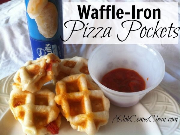 Waffle Pizza Pockets
