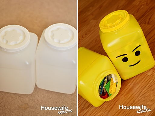 LEGO Head Storage Containers