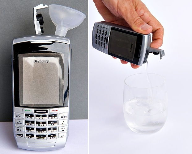 BevBurry 3 oz Cell Phone Flask