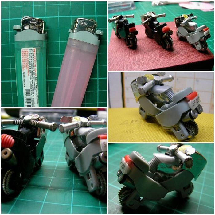 Turn A Lighter Into A Mini Bike