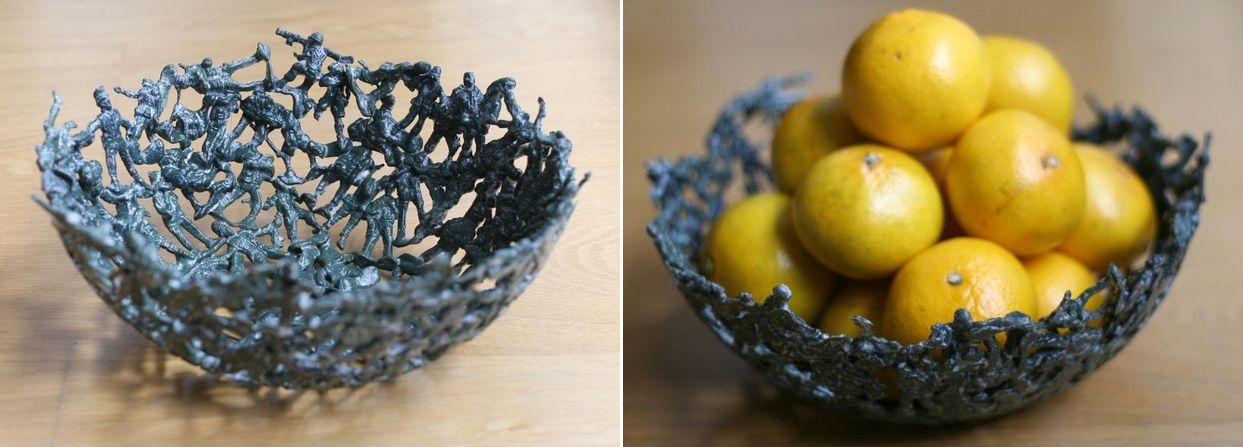 Plastic Army Men Fruit Bowl