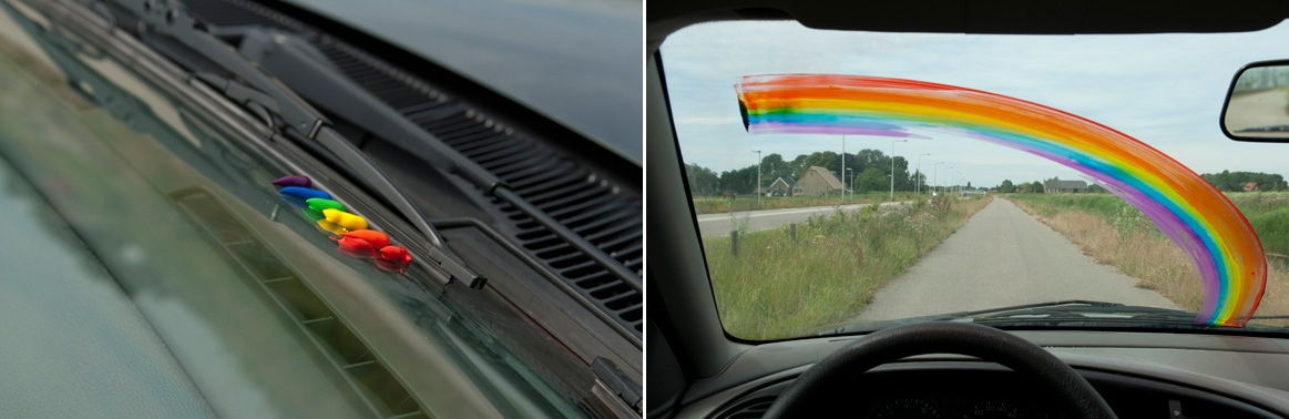 Windshield Rainbow