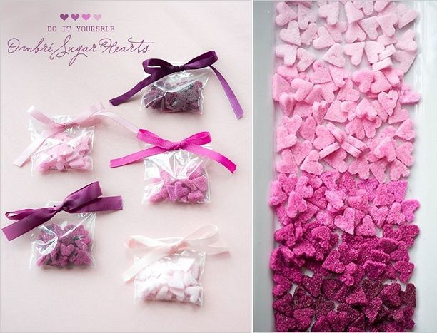 Ombre Sugar Hearts