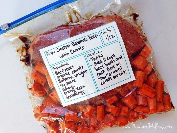 Crock Pot Balsamic Beef with Carrots