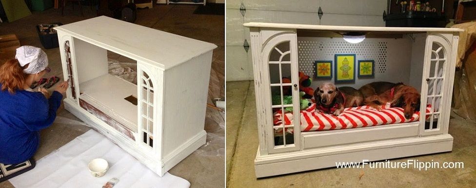 TV Console to Dog Bed