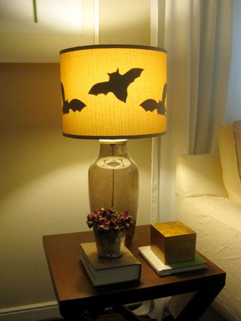 Paper Bats for Lampshades