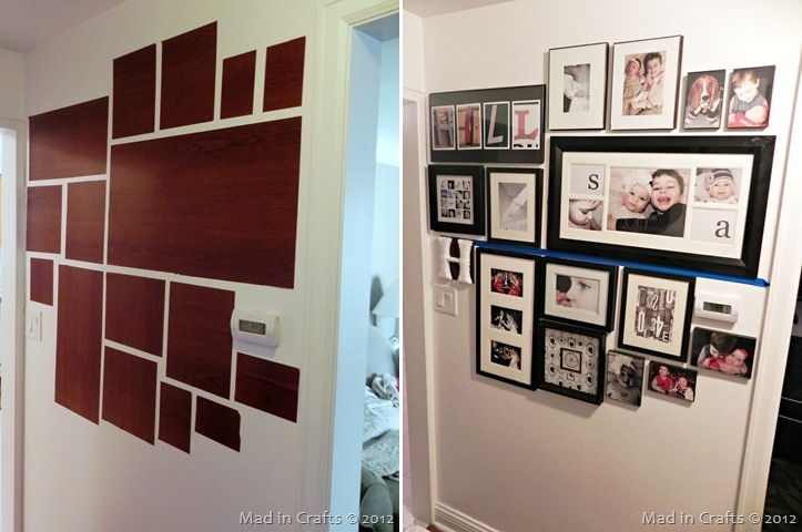 Easy Trick for Hanging a Large Photo Gallery Wall