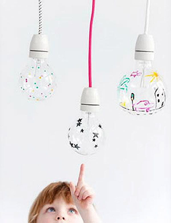 Create Unique Lights Using a Sharpie