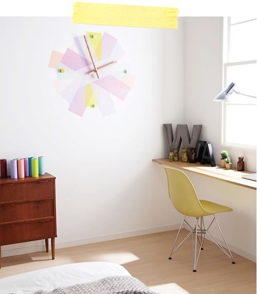 Washi tape is a great alternative to paint