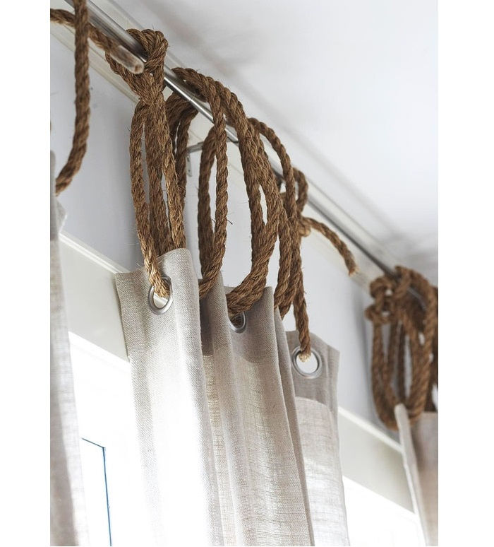 Rope as Curtain Ring
