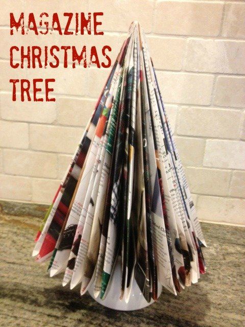 Magazine Christmas Tree